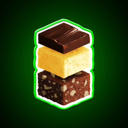 Nanaimo Bar Snack Food Led Neon Sign Rgb Color - Shineneon