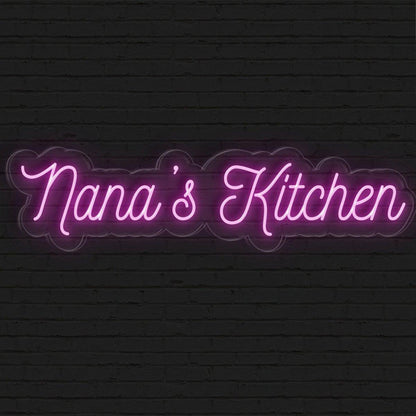 Nanas Kitchen Pink-Purple Cloud-Shaped Led Neon Sign For Cafe Wall Decor | Shineneon