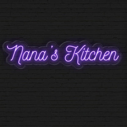 Nanas Kitchen Pink-Purple Cloud-Shaped Led Neon Sign For Cafe Wall Decor | Shineneon