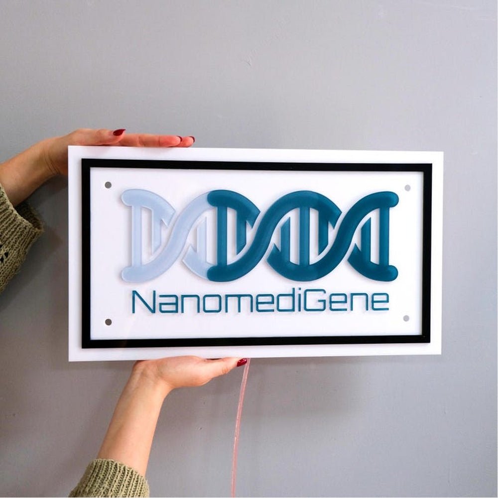 Nanomedi Gene Acrylic Business Logo Sign - Shineneon