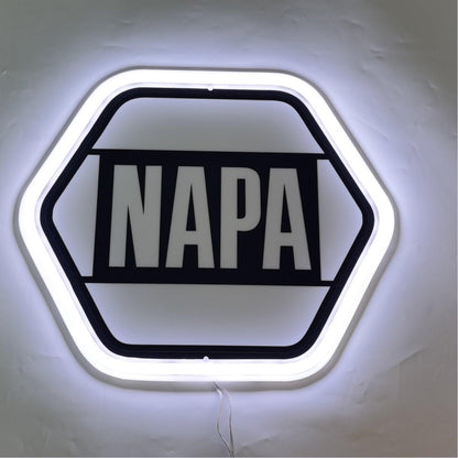 Napa Auto Parts Logo Neon Sign