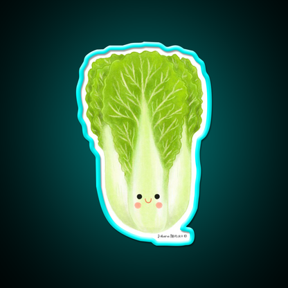 Napa Cabbage Led Neon Sign Chinese Food Rgb Color