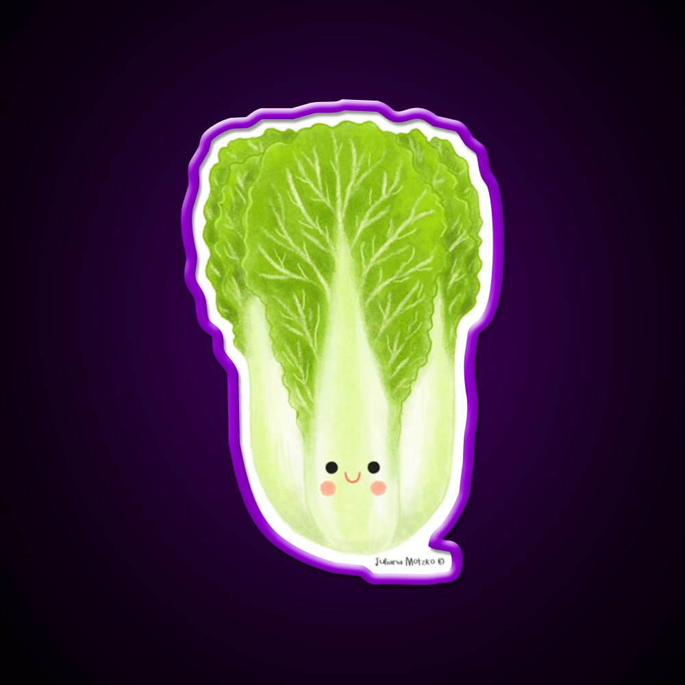 Napa Cabbage Led Neon Sign Chinese Food Rgb Color - Shineneon