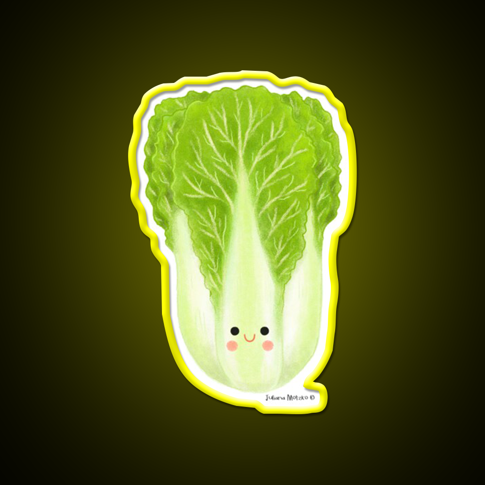 Napa Cabbage Led Neon Sign Chinese Food Rgb Color