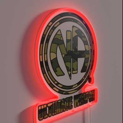 Narcotics Gifts 12 Steps Camo Ultimate Weapon Rgb Led Neon Sign