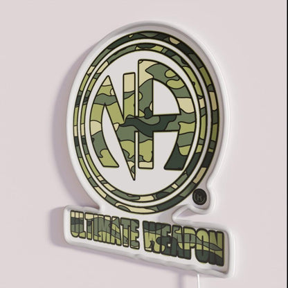 Narcotics Gifts 12 Steps Camo Ultimate Weapon Rgb Led Neon Sign