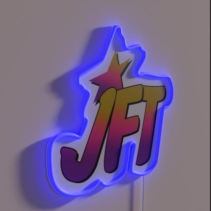 Narcotics Gifts Na Aa 12 Steps Sobriety Alcoholics Rgb Led Neon Sign - LED neon sign close-up detail