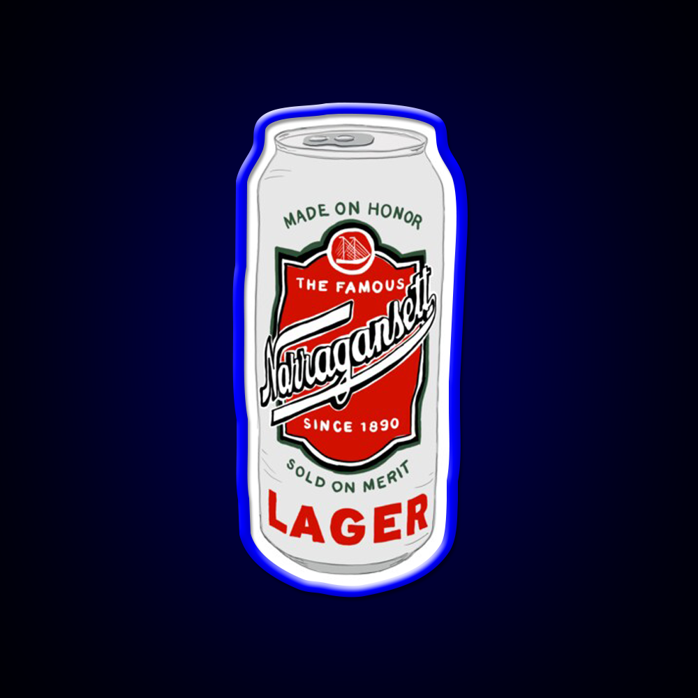 Narragansett Beer Logo Beer Bar Decor Led Neon Sign Rgb Color - LED neon sign view 5