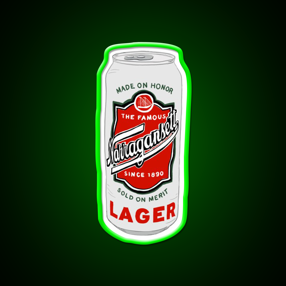 Narragansett Beer Logo Beer Bar Decor Led Neon Sign Rgb Color - LED neon sign view 8