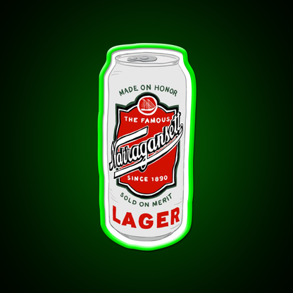 Narragansett Beer Logo Beer Bar Decor Led Neon Sign Rgb Color - LED neon sign view 8
