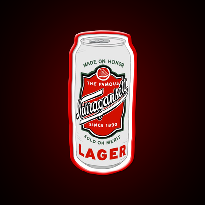 Narragansett Beer Logo Beer Bar Decor Led Neon Sign Rgb Color - LED neon sign view 10