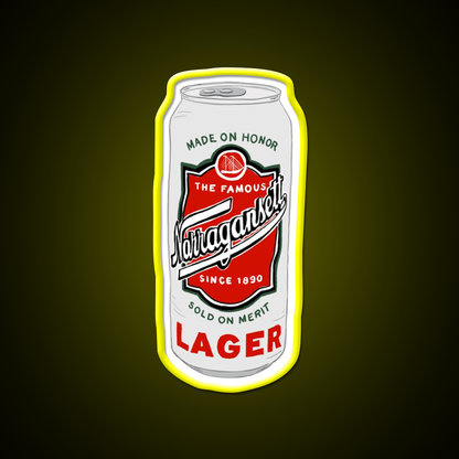 Narragansett Beer Logo Beer Bar Decor Led Neon Sign Rgb Color - LED neon sign view 7