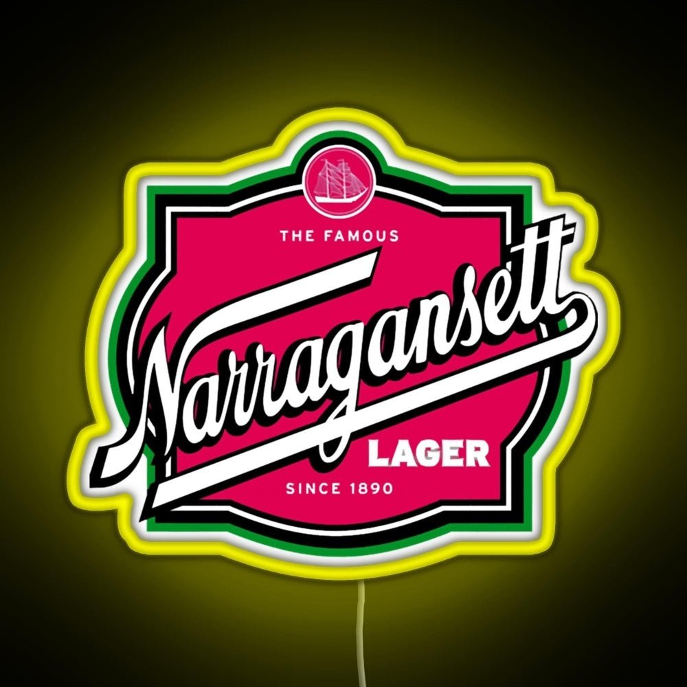 Narragansett Harpoon Rgb Led Neon Sign Pop Wall Art - Shineneon