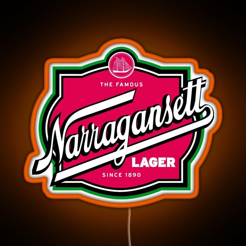 Narragansett Harpoon Rgb Led Neon Sign Pop Wall Art - Shineneon