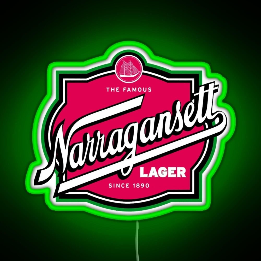 Narragansett Harpoon Rgb Led Neon Sign Pop Wall Art - Shineneon