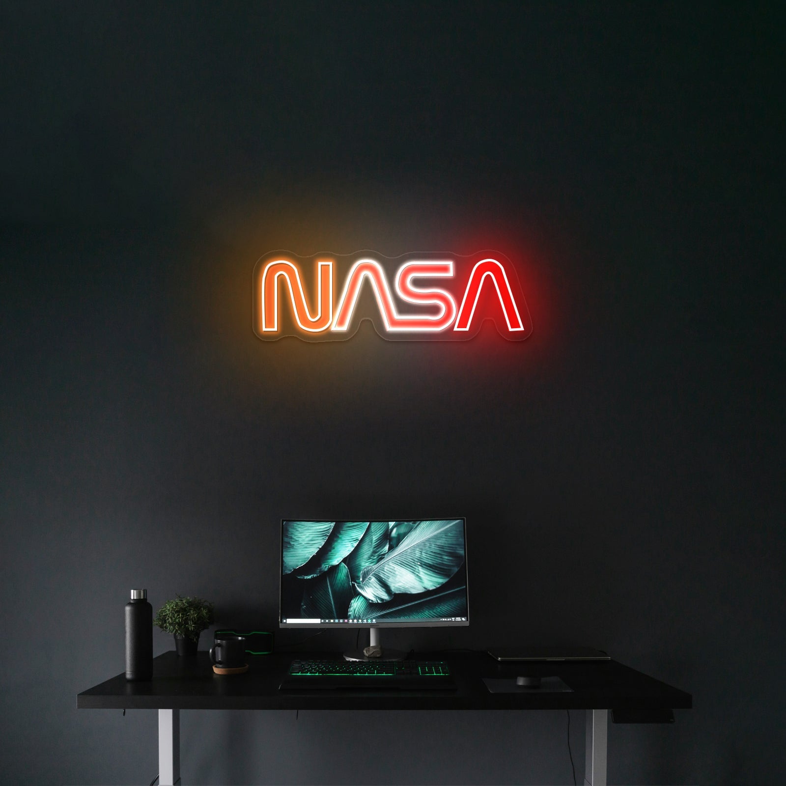Nasa Logo Retro Artwork Wall Art - Shineneon