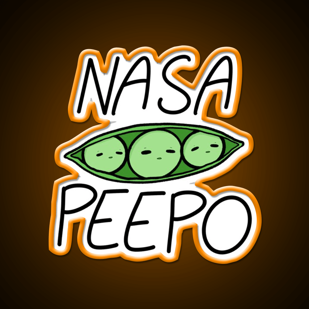 Nasa Peepo Snack Food Led Neon Sign Rgb Color - Shineneon
