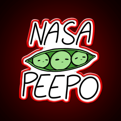 Nasa Peepo Snack Food Led Neon Sign Rgb Color - Shineneon