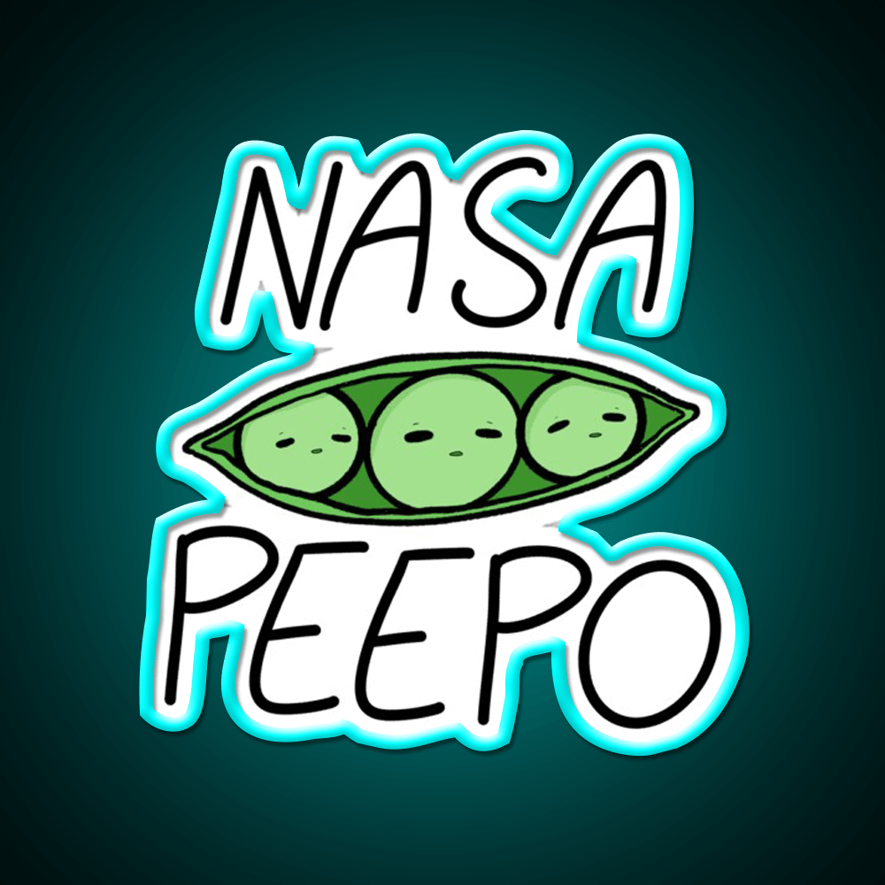 Nasa Peepo Snack Food Led Neon Sign Rgb Color - Shineneon