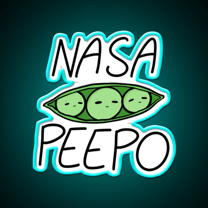 Nasa Peepo Snack Food Led Neon Sign Rgb Color - Shineneon