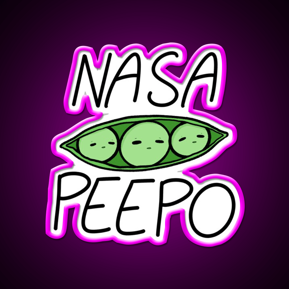Nasa Peepo Snack Food Led Neon Sign Rgb Color - Shineneon
