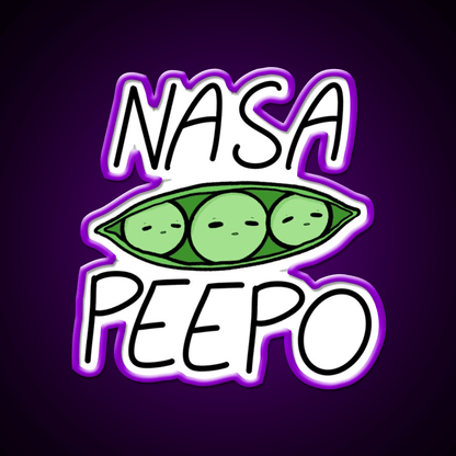 Nasa Peepo Snack Food Led Neon Sign Rgb Color - Shineneon