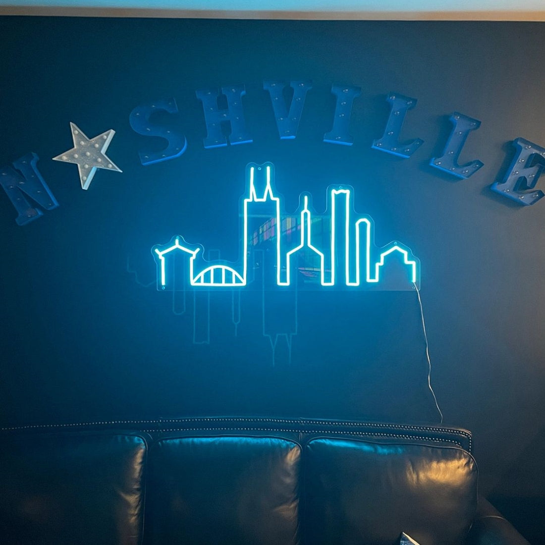 Nashville Skyline Led Sign Business Neon Sign