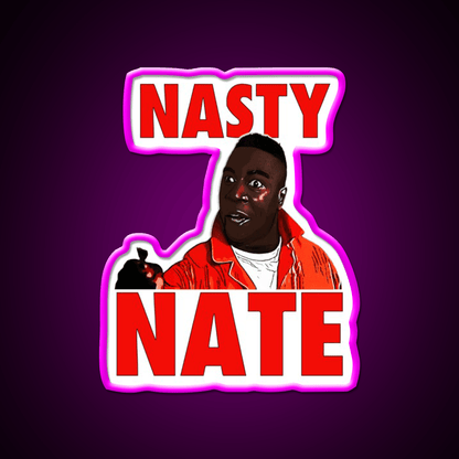 Nasty Nate Cocktail Bar Decor Led Neon Sign Rgb Color - Shineneon