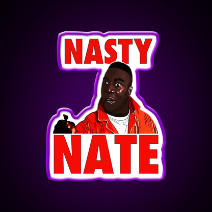 Nasty Nate Cocktail Bar Decor Led Neon Sign Rgb Color - Shineneon
