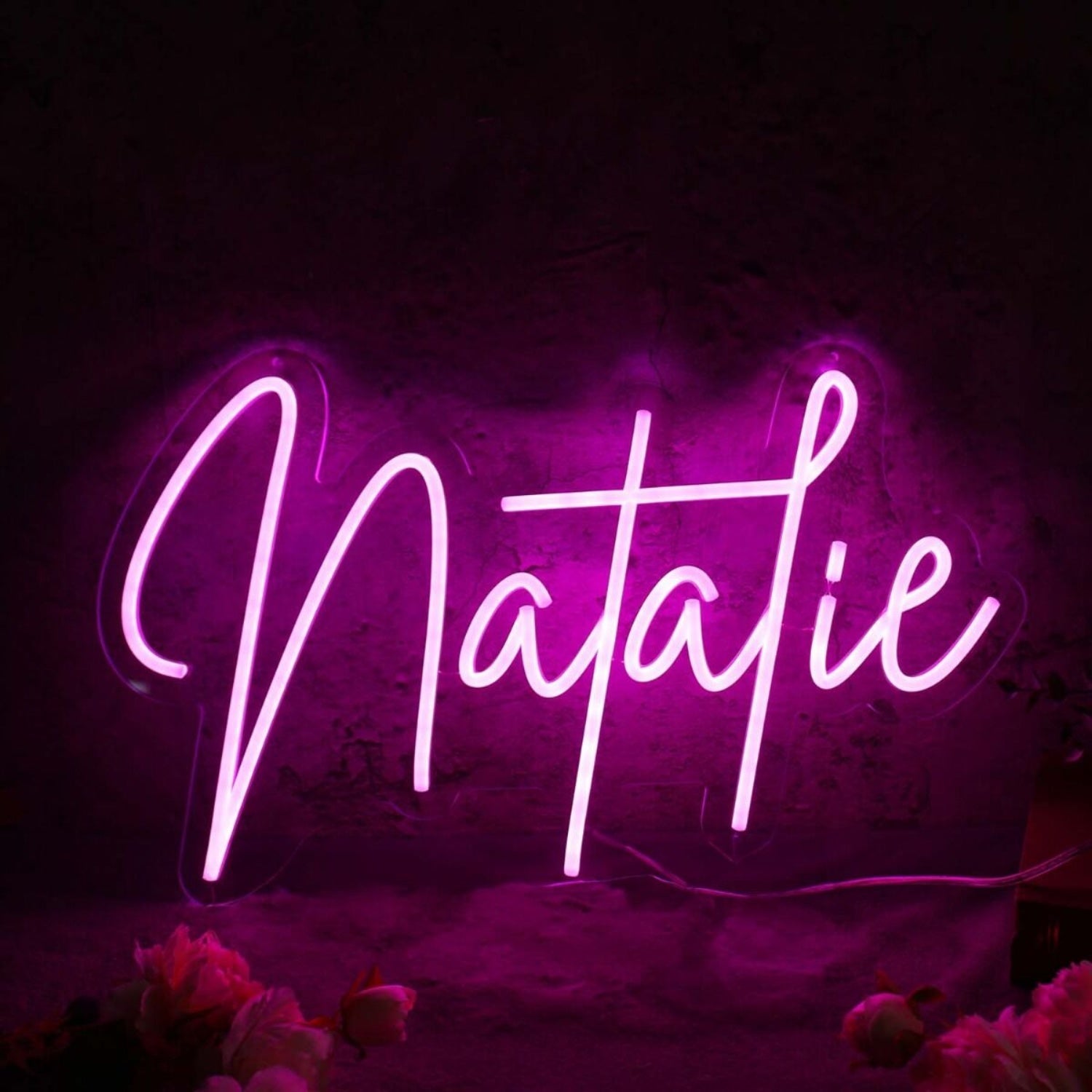 Natalie Purple Led Neon Sign - Shineneon