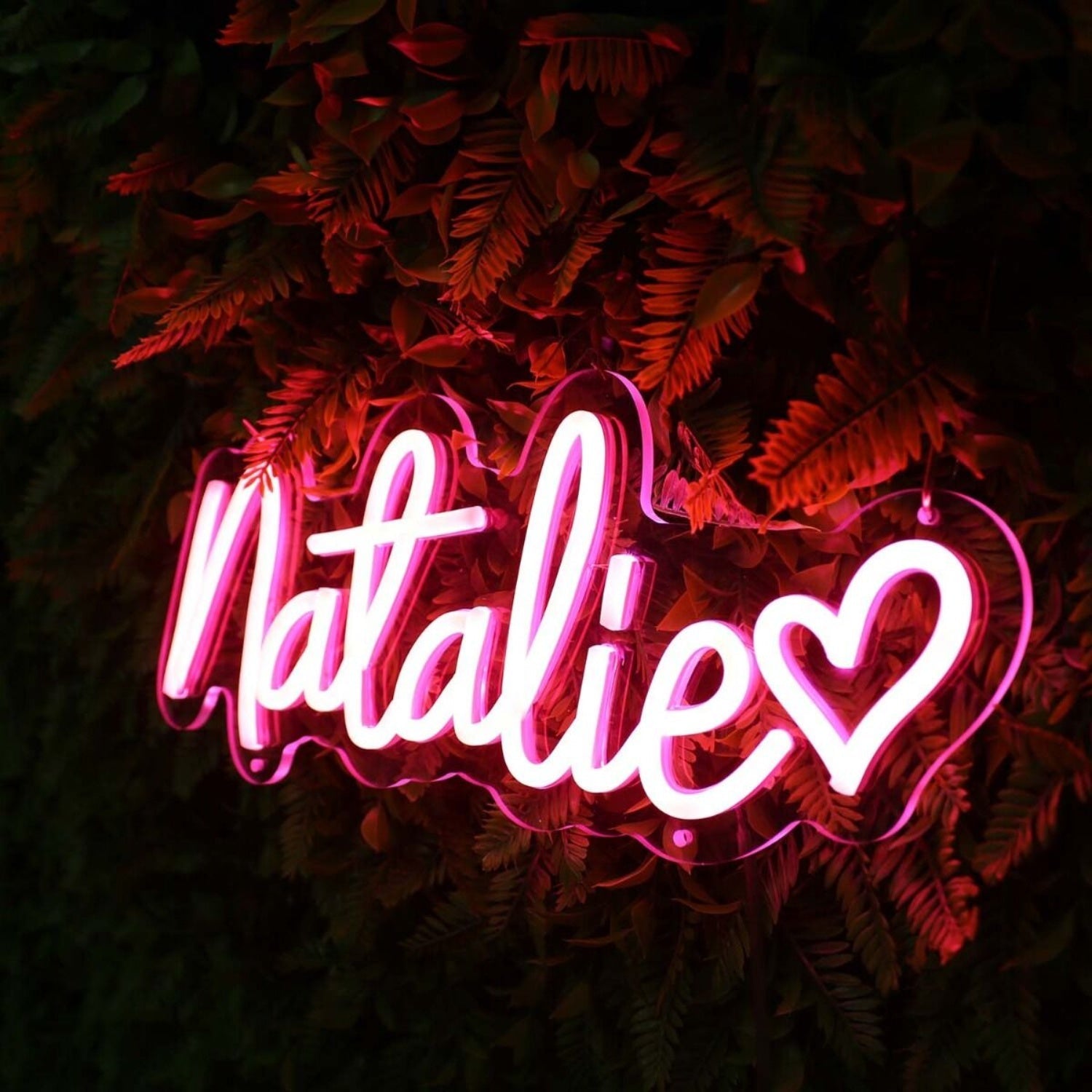 Natalie Red Led Neon Sign - Shineneon
