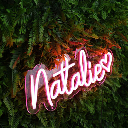 Natalie Red Led Neon Sign - Shineneon
