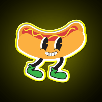 Nathans Hot Dog Snack Food Led Neon Sign Rgb Color - Shineneon