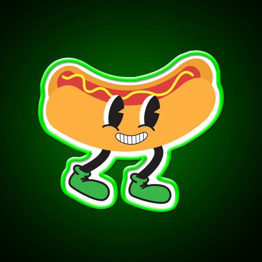 Nathans Hot Dog Snack Food Led Neon Sign Rgb Color - Shineneon