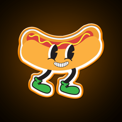 Nathans Hot Dog Snack Food Led Neon Sign Rgb Color - Shineneon