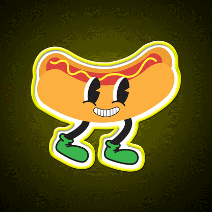 Nathans Hot Dog Snack Food Led Neon Sign Rgb Color