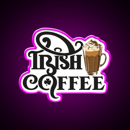 National Irish Coffee Day January Cafe Led Neon Sign Espresso Bar Art Rgb Color - Shineneon