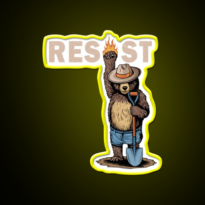 National Park Resist Beer Foxtrot Delta Tango Beer Bar Decor Led Neon Sign Rgb Color - LED neon sign view 7