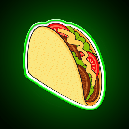 National Taco Day Taco Led Neon Sign Mexican Food Sign Rgb Color - Shineneon