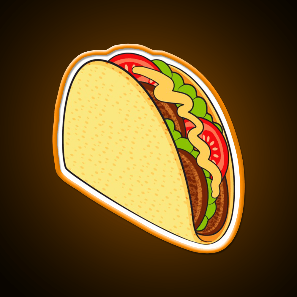 National Taco Day Taco Led Neon Sign Mexican Food Sign Rgb Color - Shineneon