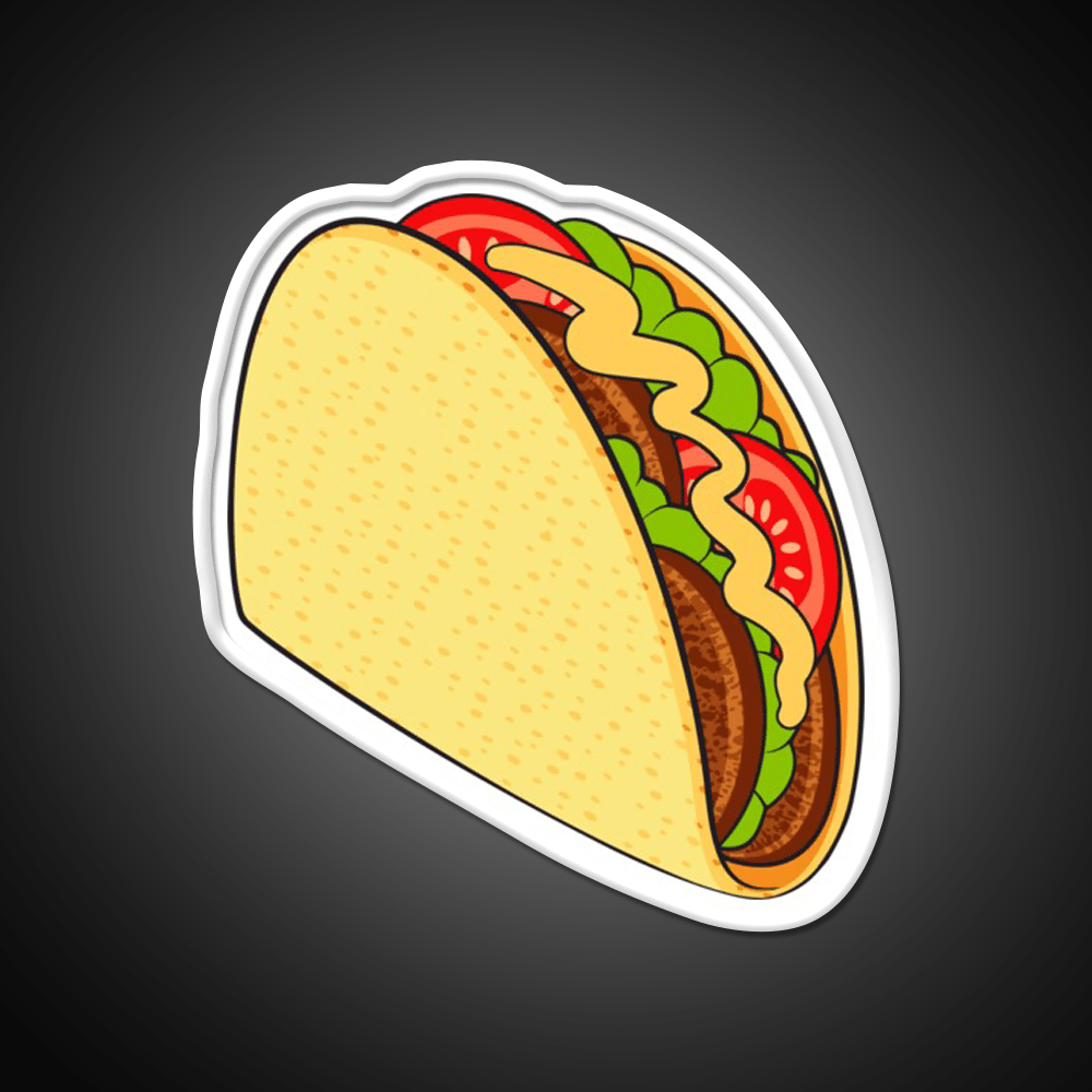 National Taco Day Taco Led Neon Sign Mexican Food Sign Rgb Color - Shineneon