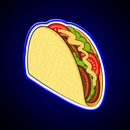 National Taco Day Taco Led Neon Sign Mexican Food Sign Rgb Color - Shineneon