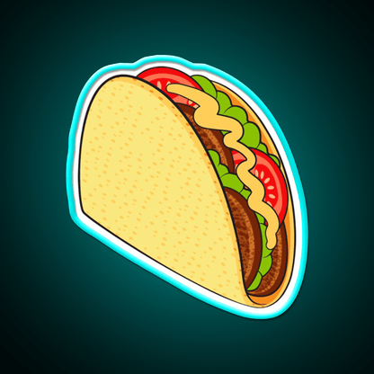 National Taco Day Taco Led Neon Sign Mexican Food Sign Rgb Color - Shineneon