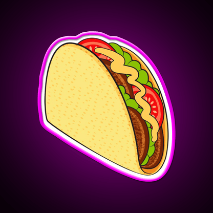 National Taco Day Taco Led Neon Sign Mexican Food Sign Rgb Color - Shineneon