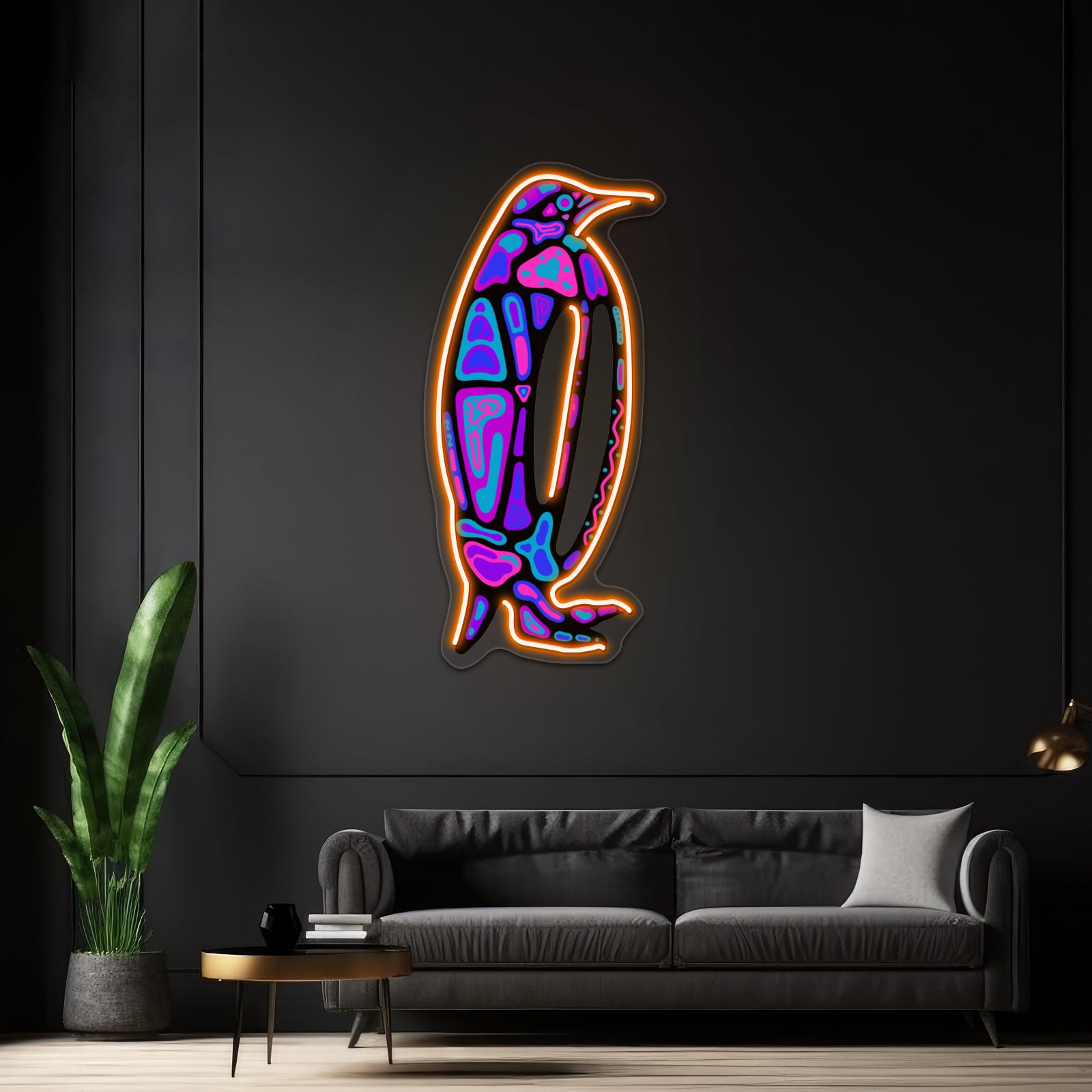 Native Abstract Art Hooniguin Wall Artwork Neon Signs Wall Artwork Neon Signs | Shineneon