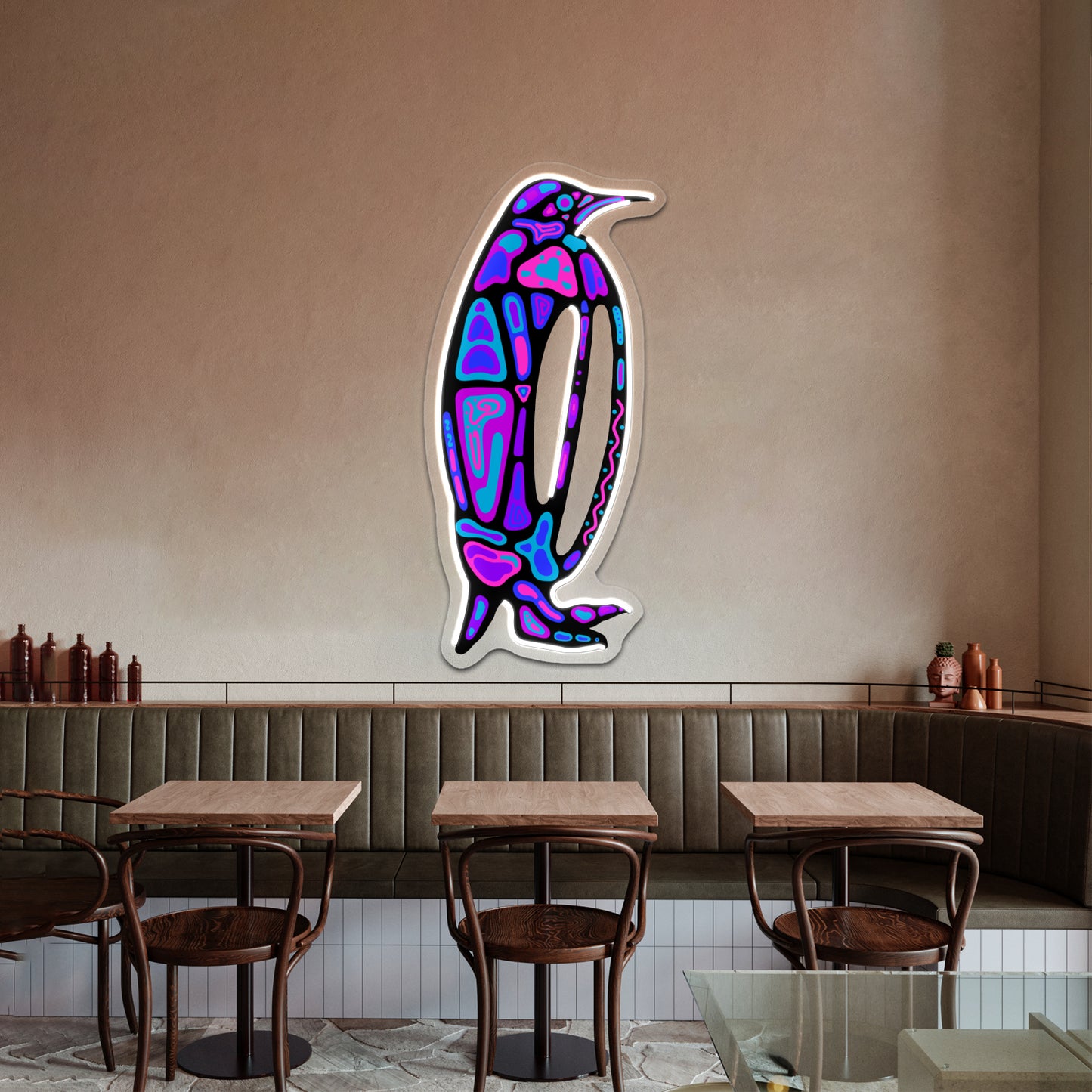 Native Abstract Art Hooniguin Wall Artwork Neon Signs Wall Artwork Neon Signs