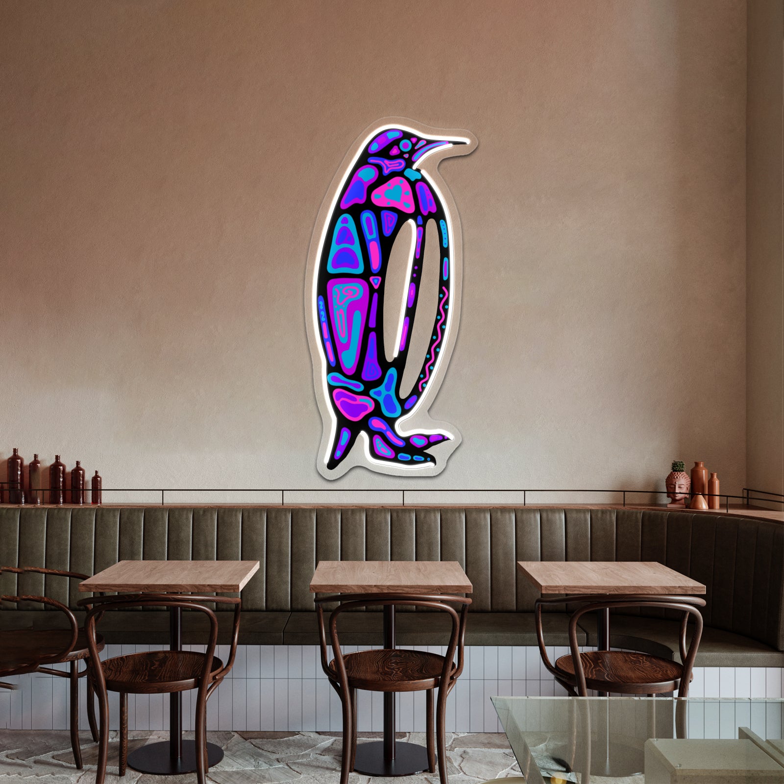 Native Abstract Art Hooniguin Wall Artwork Neon Signs Wall Artwork Neon Signs | Shineneon