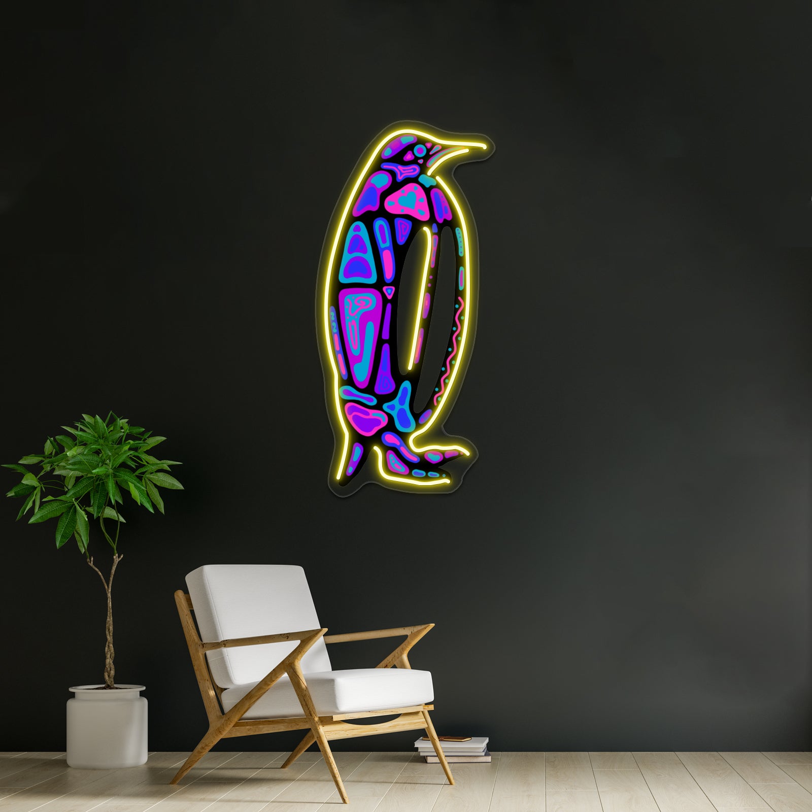 Native Abstract Art Hooniguin Wall Artwork Neon Signs Wall Artwork Neon Signs | Shineneon