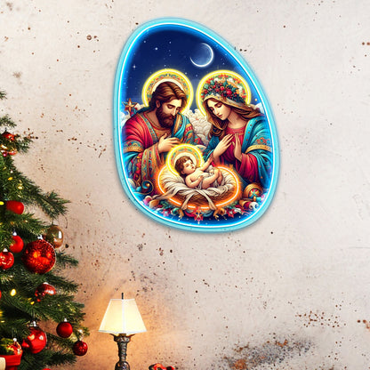 Nativity Scene Acrylic Led Neon Sign | Shineneon