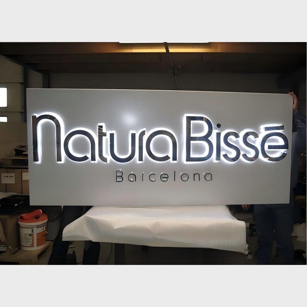 Natura Bisse Barcelona 3D Backlit Channel Letters Led Light Sign - Shineneon